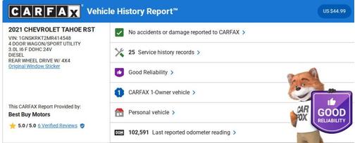 2021 Chevrolet Tahoe RST