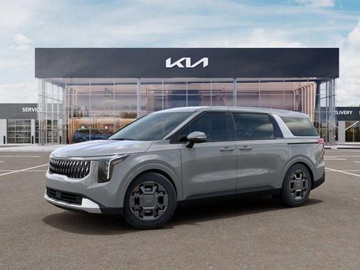 Ceramic Silver 2026 Kia Carnival Hybrid EX