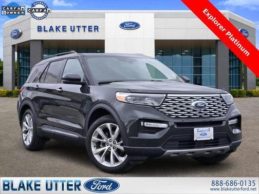Forged Green Metallic 2023 Ford Explorer Platinum