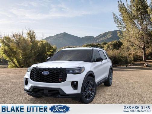Star White 2026 Ford Explorer ST