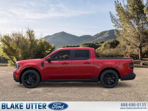 Ruby Red Metallic Tinted Clearcoat 2026 Ford Maverick Lariat