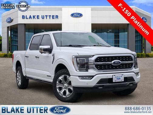 Star White 2022 Ford F-150 Platinum