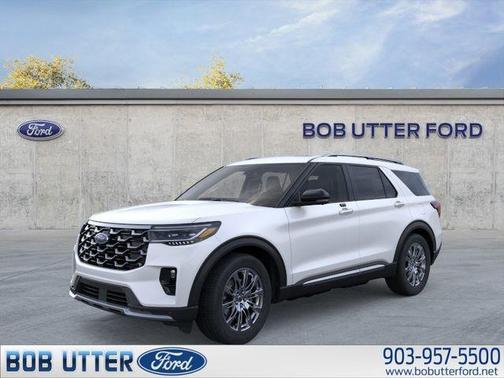 Star White 2026 Ford Explorer Platinum