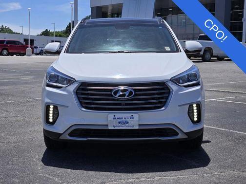Monaco White 2017 Hyundai SANTA FE Limited Ultimate