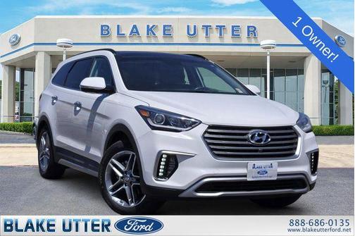 Monaco White 2017 Hyundai SANTA FE Limited Ultimate