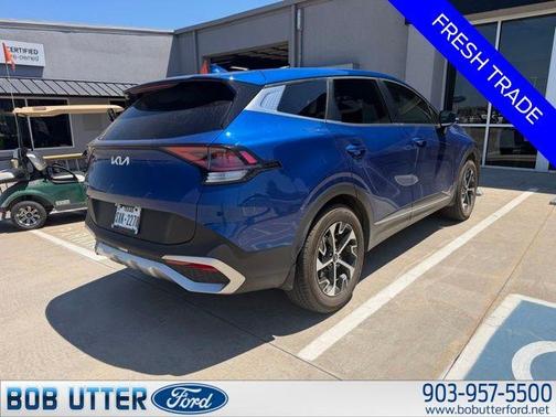 Sapphire Blue 2023 Kia Sportage EX