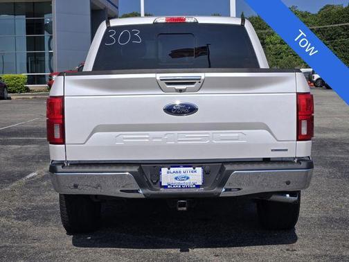 White Platinum Tri-Coat Metallic 2019 Ford F-150 Lariat