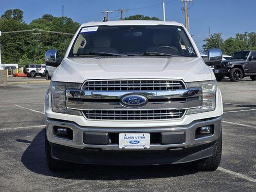 White Platinum Tri-Coat Metallic 2019 Ford F-150 Lariat