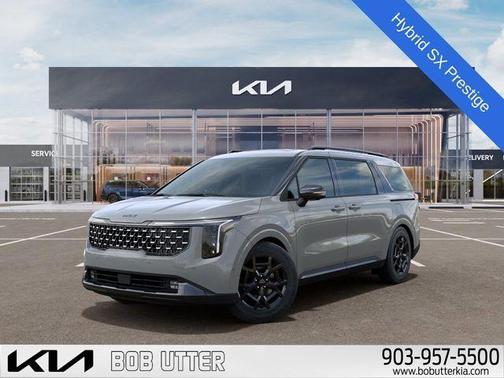 Ceramic Silver 2026 Kia Carnival Hybrid SX Prestige