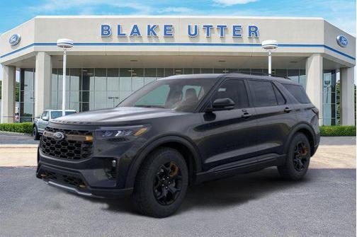 Agate Black Metallic 2026 Ford Explorer Tremor