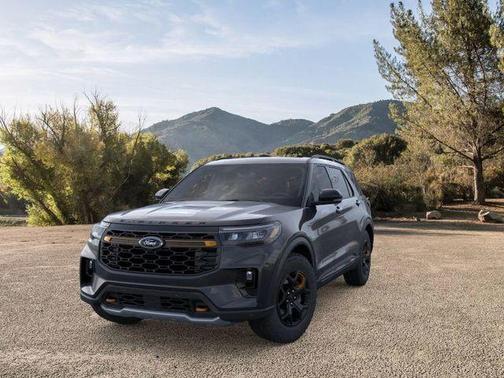 Agate Black Metallic 2026 Ford Explorer Tremor