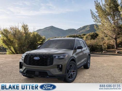 Gray 2026 Ford Explorer ST-Line