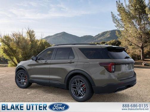 Gray 2026 Ford Explorer ST-Line