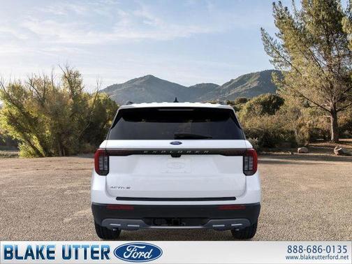 Star White 2026 Ford Explorer Active