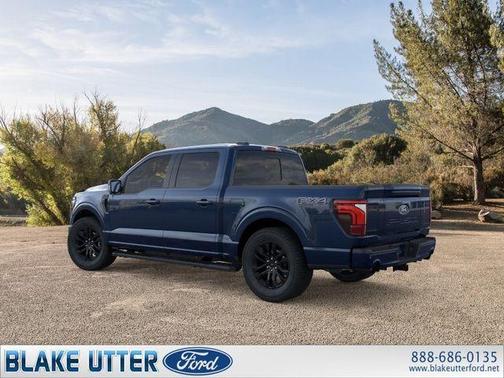 Antimatter Blue Metallic 2026 Ford F-150 Lariat