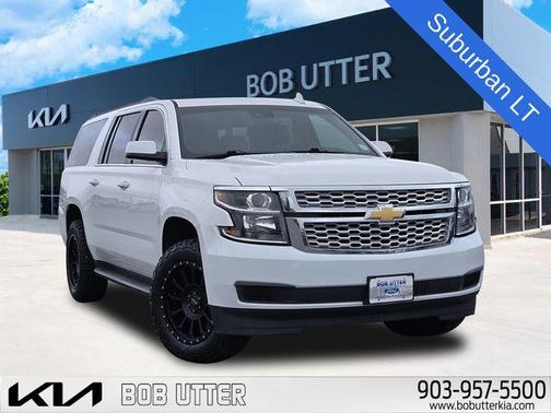Summit White 2018 Chevrolet Suburban LT