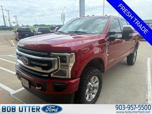 Red Metallic 2022 Ford F-250 Platinum