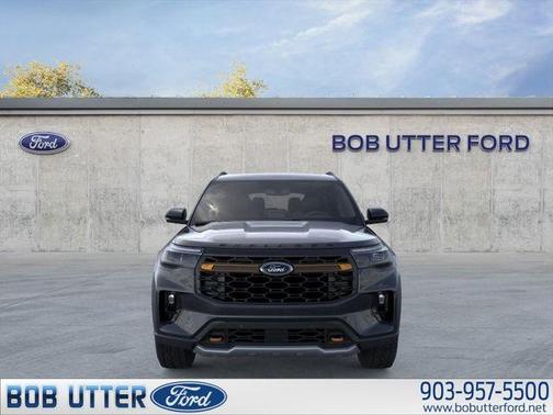 Agate Black Metallic 2026 Ford Explorer Tremor