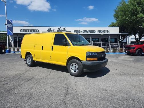 Yellow 2021 Chevrolet Express 2500 Work Van