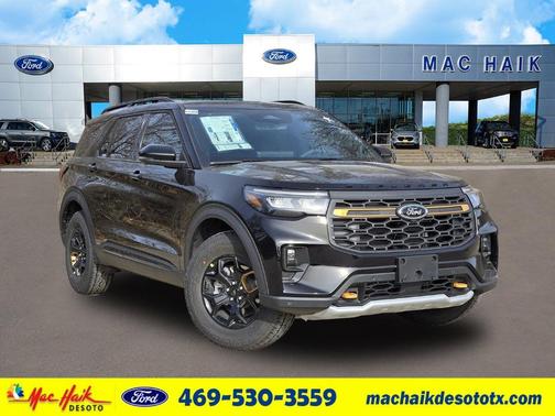Agate Black Metallic 2026 Ford Explorer Tremor