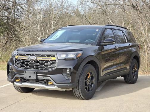 Agate Black Metallic 2026 Ford Explorer Tremor
