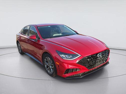Calypso Red 2021 Hyundai SONATA SEL