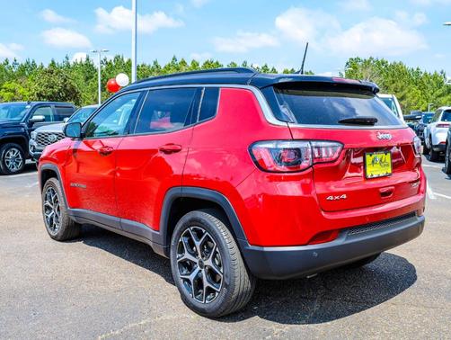 Red 2025 Jeep Compass Limited