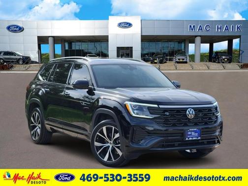 Deep Black Pearl Effect 2025 Volkswagen Atlas 2.0T SEL Premium R-Line
