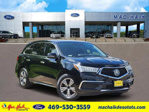 Black 2019 Acura MDX 3.5L