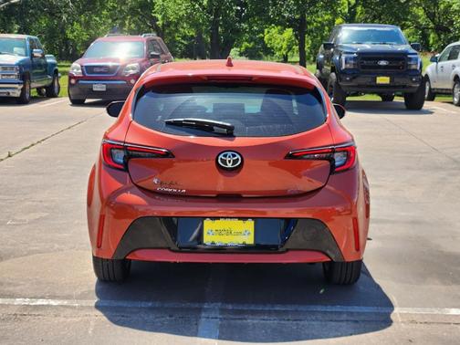 Inferno Red 2025 Toyota Corolla Hatchback SE