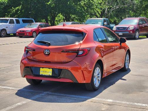 Inferno Red 2025 Toyota Corolla Hatchback SE