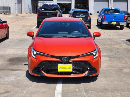Inferno Red 2025 Toyota Corolla Hatchback SE