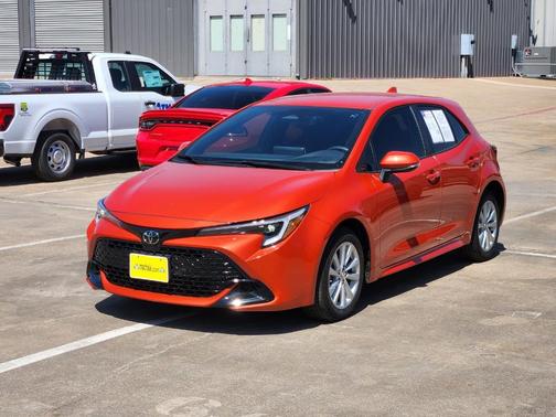 Inferno Red 2025 Toyota Corolla Hatchback SE