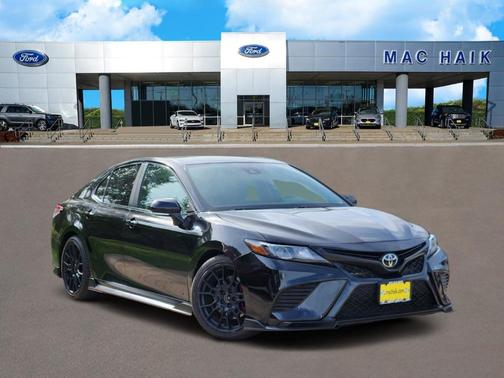 Midnight Black Metallic 2021 Toyota Camry TRD V6