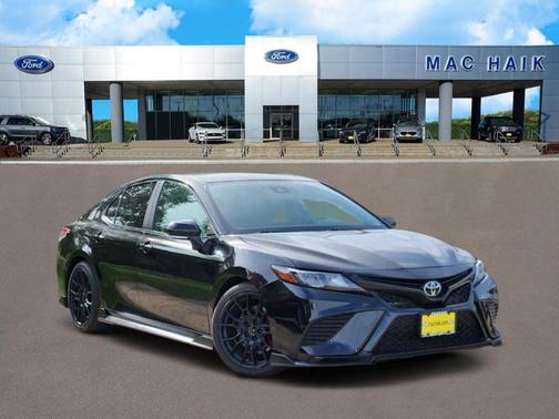 Midnight Black Metallic 2021 Toyota Camry TRD V6