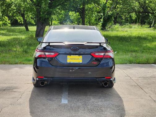 Midnight Black Metallic 2021 Toyota Camry TRD V6