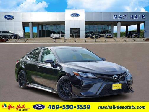 Midnight Black Metallic 2021 Toyota Camry TRD V6
