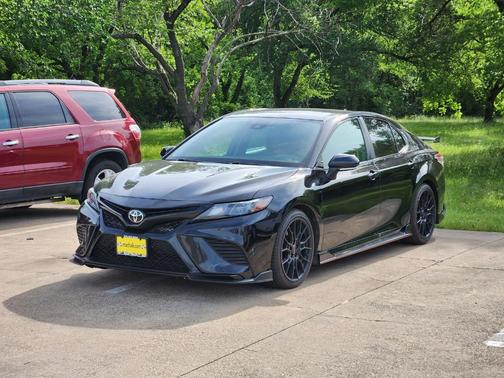 Midnight Black Metallic 2021 Toyota Camry TRD V6