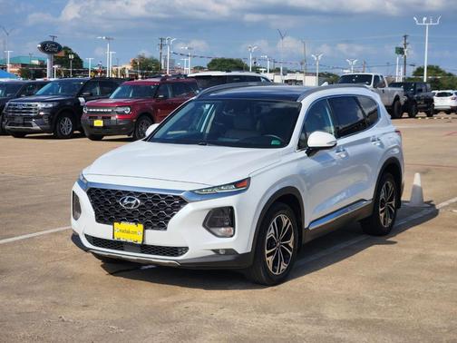 Quartz White 2020 Hyundai SANTA FE 2.0T SEL