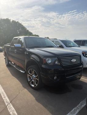 Black Clearcoat 2008 Ford F-150 Harley-Davidson Edition SuperCrew