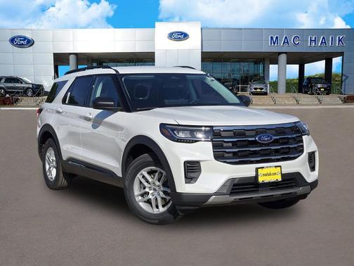 Space White Metallic 2026 Ford Explorer Active