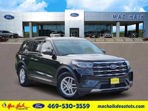 Black Metallic 2025 Ford Explorer Active