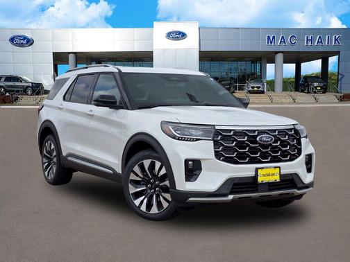 Star White 2026 Ford Explorer Platinum