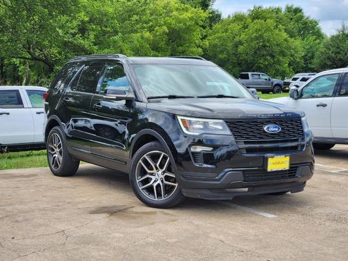 Shadow Black 2018 Ford Explorer sport