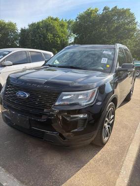 Shadow Black 2018 Ford Explorer sport