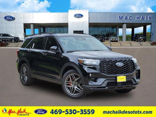 Agate Black Metallic 2026 Ford Explorer ST-Line
