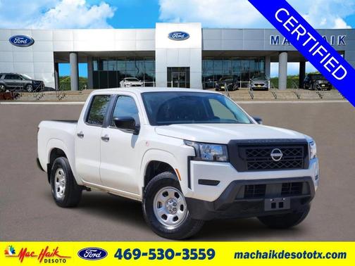 Glacier White 2022 Nissan Frontier S