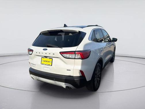 Star White 2020 Ford Escape Titanium Hybrid