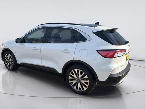 Star White 2020 Ford Escape Titanium Hybrid