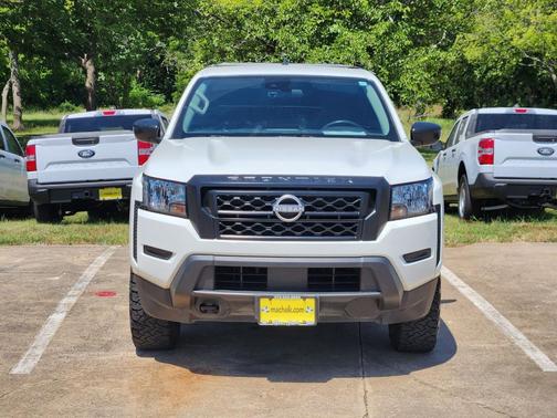 Glacier White 2024 Nissan Frontier S